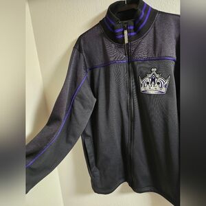 Los Angeles Kings Vintage Zip Up Sweatrr